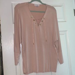 Blush blouse